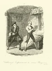 Illustration für Peregrine Pickle von Tobias Smollett