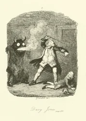 Illustration für Peregrine Pickle von Tobias Smollett