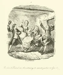 Illustration für Roderick Random von Tobias Smollett