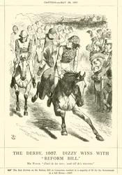 Das Derby, 1867, Dizzy gewinnt mit Reform Bill