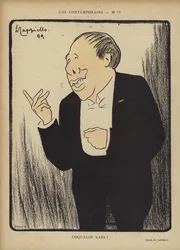 Coquelin Cadet, Illustration für Le Rire