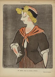 Mlle Sorel, Illustration für Le Rire