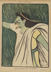 Mounet-Sully, Illustration für Le Rire