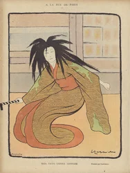 Sada Yacco, Illustration für Le Rire