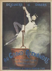 Die Plakate von Cappiello. Illustration für Le Rire