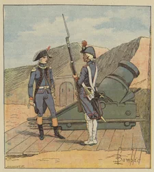 1787 trat Napoleon in das Regiment von La Fère ein