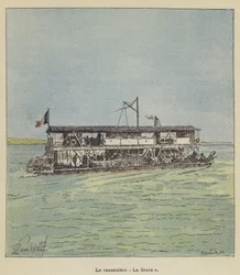 Das Kanonenboot La Brave