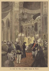 Neujahrsgottesdienst in der russischen Kirche von Paris