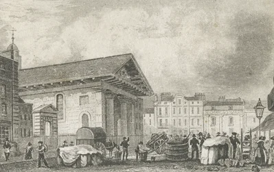 St Pauls Covent Garden, um 1810
