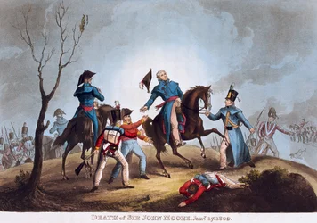 Tod von Sir John Moore, 17. Jan. 1809