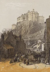 Edinburgh Castle, vom Grassmarket