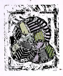 Gestreiftes abstraktes Muster