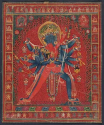 Chakrasamvara und Gefährtin Vajravarahi