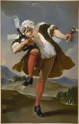Zur guten Flasche. Weinhändler-Schild, Paris