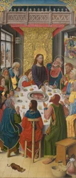 Tafeln vom Hochaltar der Kartause von Saint-Honoré, Thuison-les-Abbeville: Das letzte Abendmahl