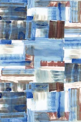 Abstrakt Blau Braune Schichten