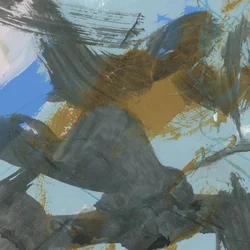 Abstrakter blauer Goldfluss