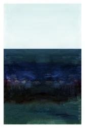 Abstrakter Blauer Horizont