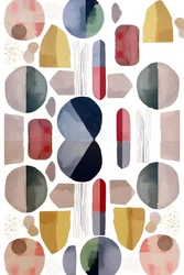 Abstraktes Aquarellmuster