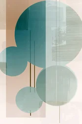 Ruhige geometrische Kreise