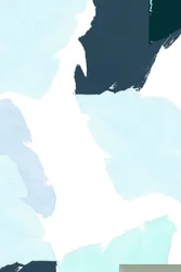 Kühle blaue abstrakte Formen