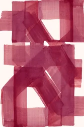 Karmesinrote geometrische Schichten