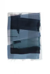 Tiefblaue Abstraktion