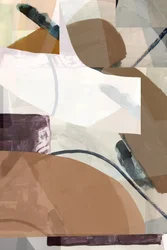 Erdige abstrakte Schichten