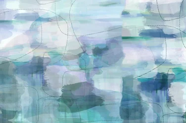 Fließendes blaues Abstrakt