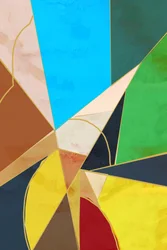 Geometrisches Farbspiel