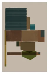 Geschichtetes geometrisches Abstrakt