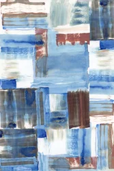 Moderne Blaue Blöcke