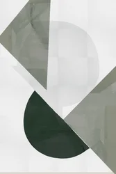 Moderne Grüne Geometrie