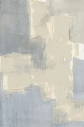 Gedämpfte Blau-Beige Abstraktion