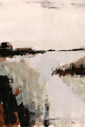 Gedämpfte Küstenlandschaft