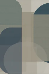 Gedämpfte geometrische Formen