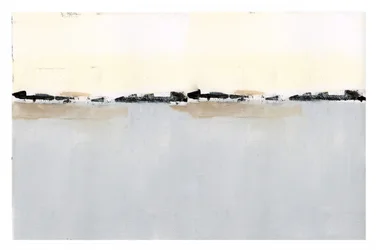 Gelassener Horizont Abstrakt