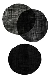 Strukturierte schwarze Kreise
