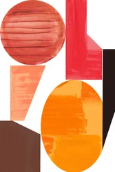 Warme geometrische Formen