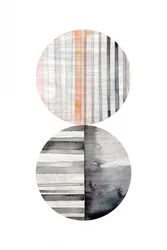 Aquarell Geometrische Kreise