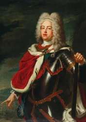 Friedrich August II., Kurfürst von Sachsen und künftiger König August III. von Polen, als Kronprinz