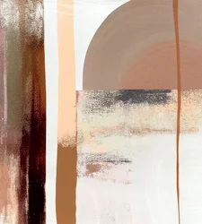 Graue und braune Farben, abstraktes Gemälde