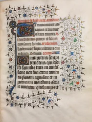 Stundenbuch (Gebrauch von Paris): Verzierte Initiale
