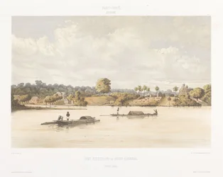 Ansicht von Post Gelderland und Joden Savannah