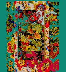 Collage von Mustern