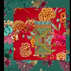 Gemischte Blumencollage, 2018