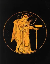 Liebende mit Becher und Kithara