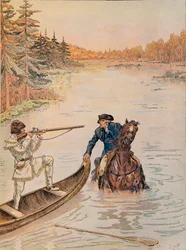 Jacques Marie Gaston Onfroy de Breville - Georges Washington spielt den Jagdwächter auf seinen Ländereien