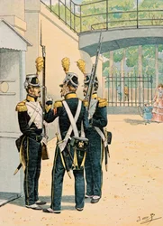 Outfit der französischen Truppen zu allen Zeiten: Voltigeurs der Garde Imperiale