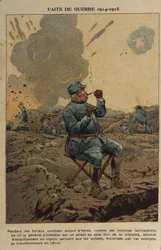 Erster Weltkrieg: Der Ordner des Generals (Illustration)